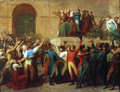 The Treaty of Amiens in 1802 by French School
